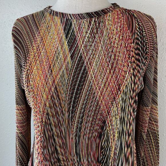Mike & Tod Pleated Blouse Top Size S EUC - Picture 2 of 7
